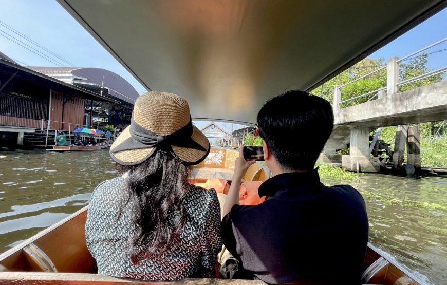 ตลาดน้ำดำเนินสะดวก – ตลาดร่มหุบ – วัดบางกุ้ง (หลวงพ่อนิลมณี) – พระปฐมเจดีย์