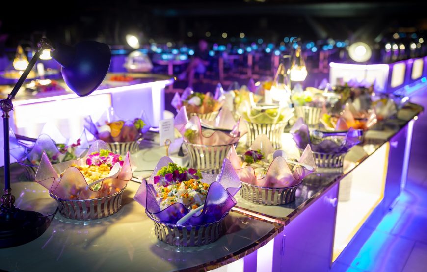 The luxury white cruise 