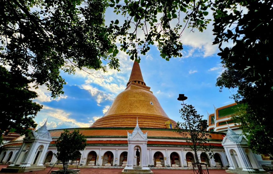 นครปฐม – พระปฐมเจดีย์ – ตลาดน้ำดอนหวาย – สวนสามพราน