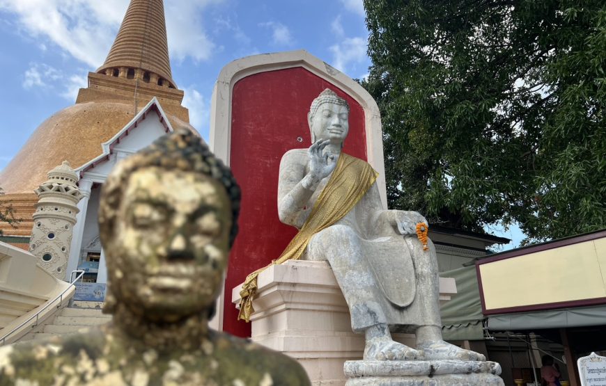 นครปฐม – พระปฐมเจดีย์ – ตลาดน้ำดอนหวาย – สวนสามพราน