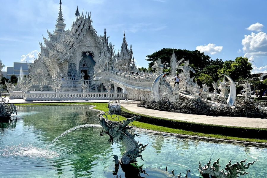 [เชียงราย] วัดร่องเสือเต้น วัดห้วยปลากั้ง วัดร่องขุ่น ลลิตา