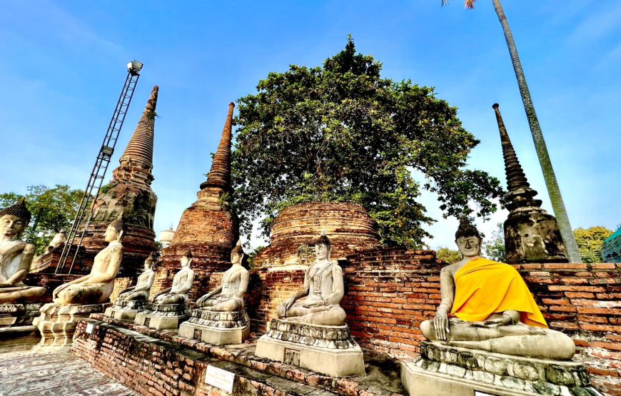 วัดมหาธาตุ วัดใหญ่ชัยมงคล เรือซันเซท