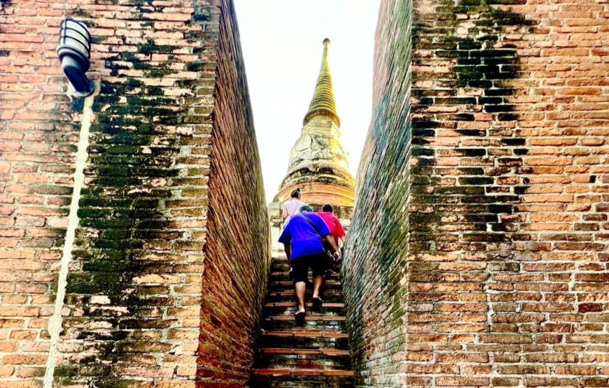 วัดมหาธาตุ วัดใหญ่ชัยมงคล เรือซันเซท