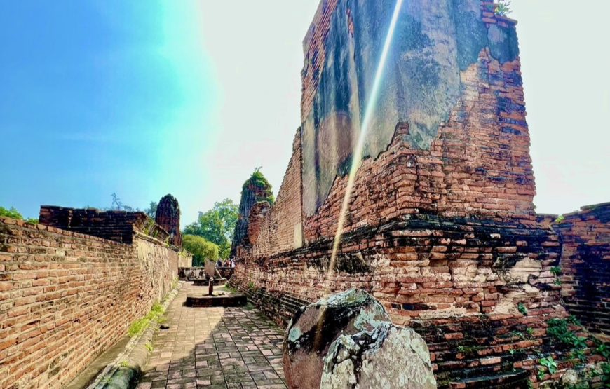 [อยุธยา] วัดมหาธาตุ วัดพระศรีสรรเพชญ์ ตลาดกุ้ง