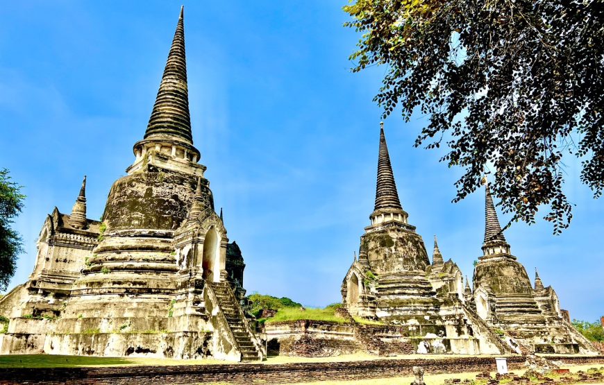 [อยุธยา] วัดมหาธาตุ วัดพระศรีสรรเพชญ์ ตลาดกุ้ง